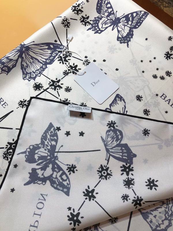 Dior silk scarf 90X90cm E41 (21)